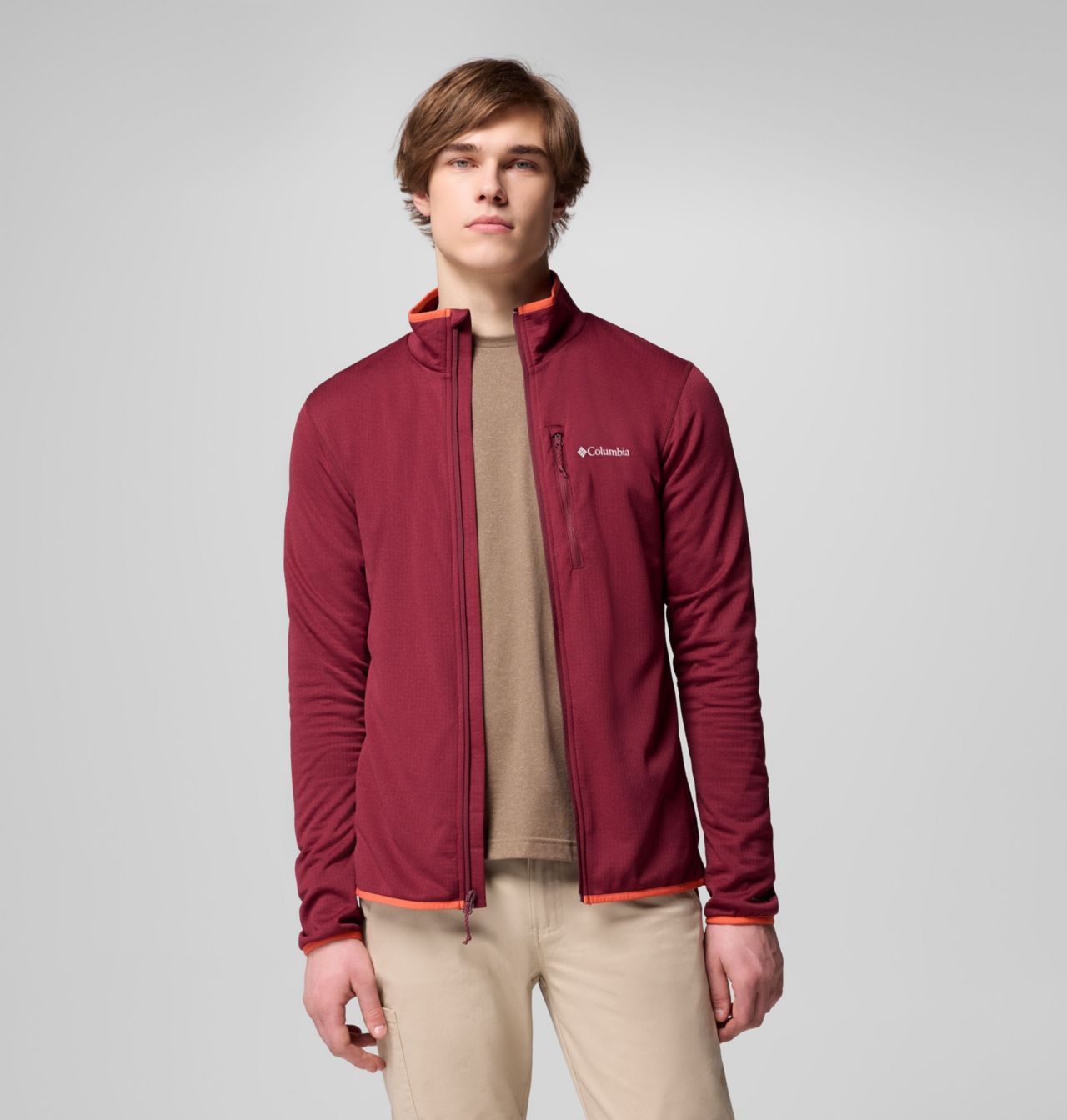Essential Hike™ Grid Fleece Full Zip | 624 | S 5