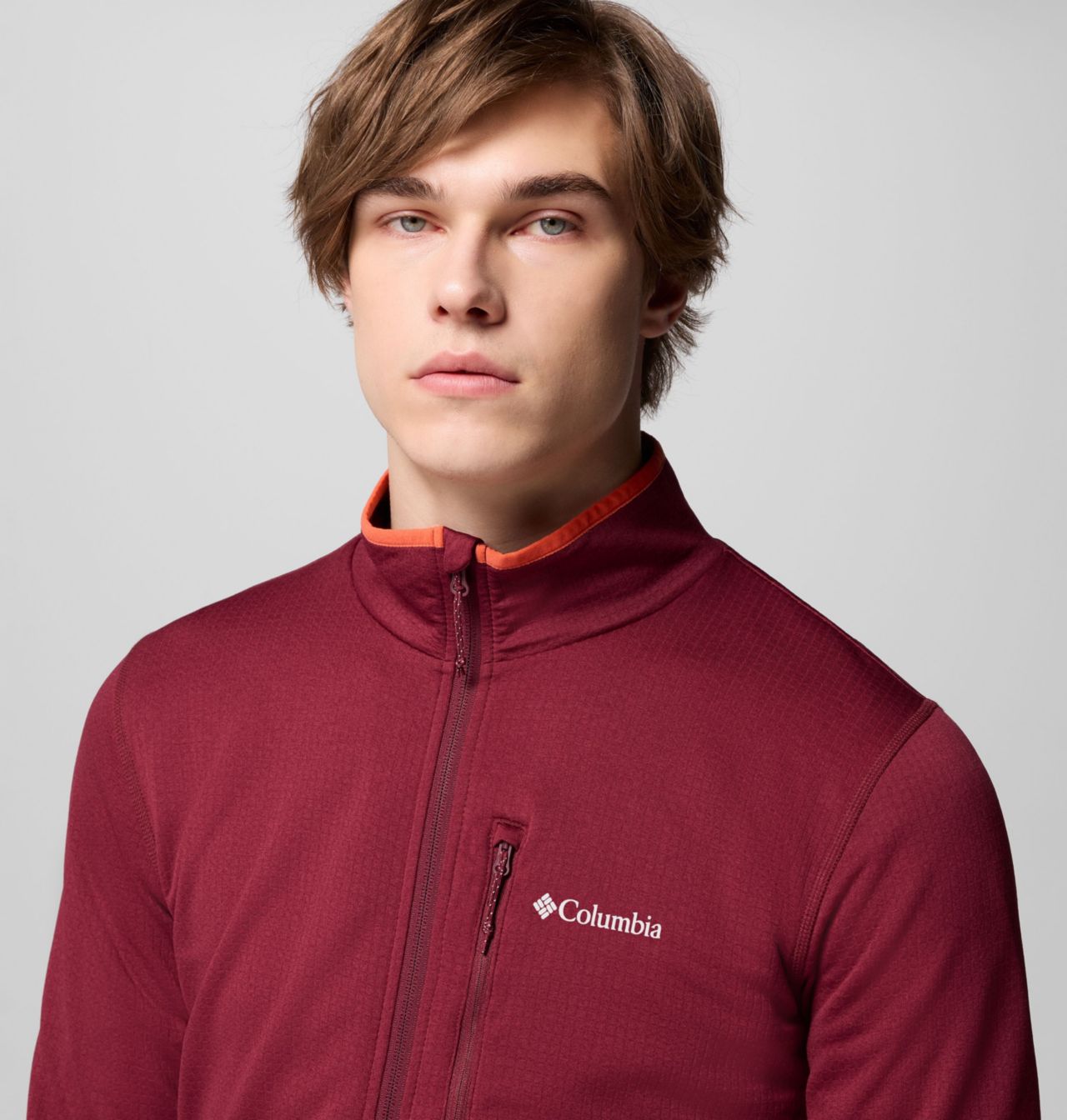 Essential Hike™ Grid Fleece Full Zip | 624 | S 7