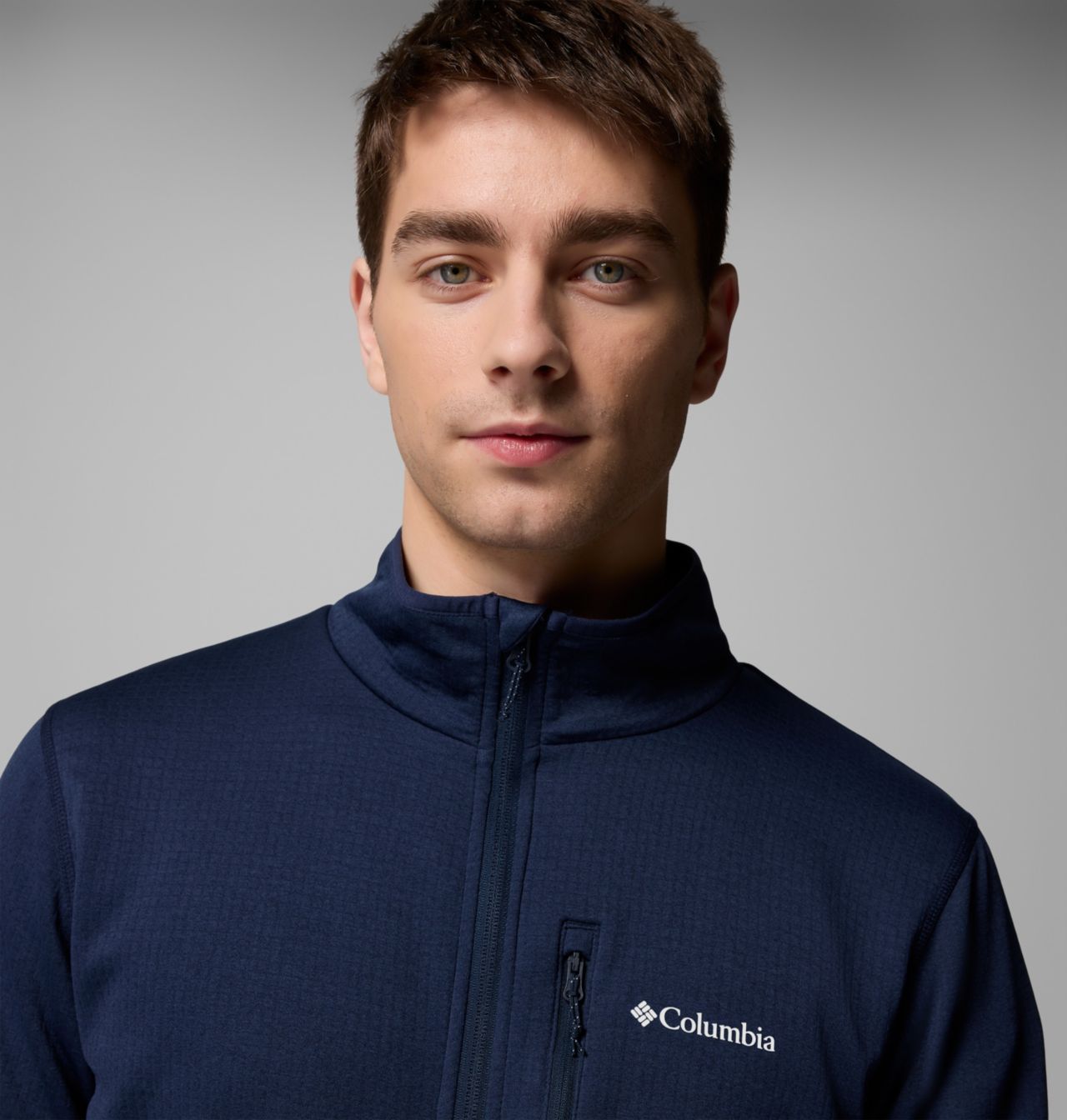 Men's Essential Hike™ Grid Fleece Full Zip Jacket - Tall | 464 | 5XT 5