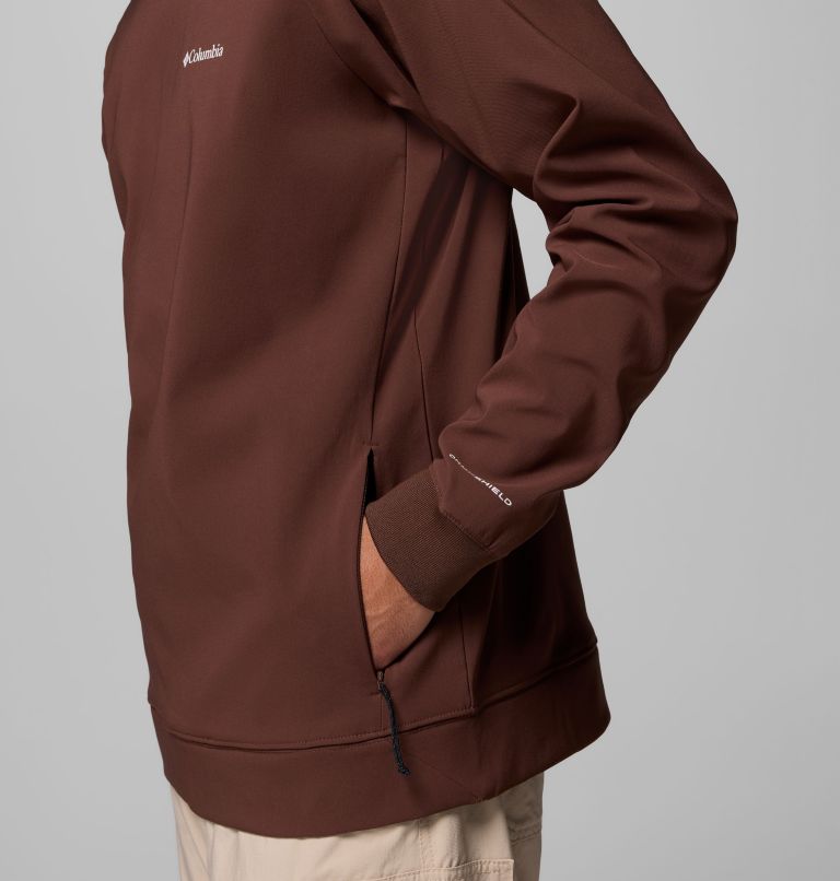 Men's Tech Trail Utility Winter Hoodie, Color: Tobacco, image 6