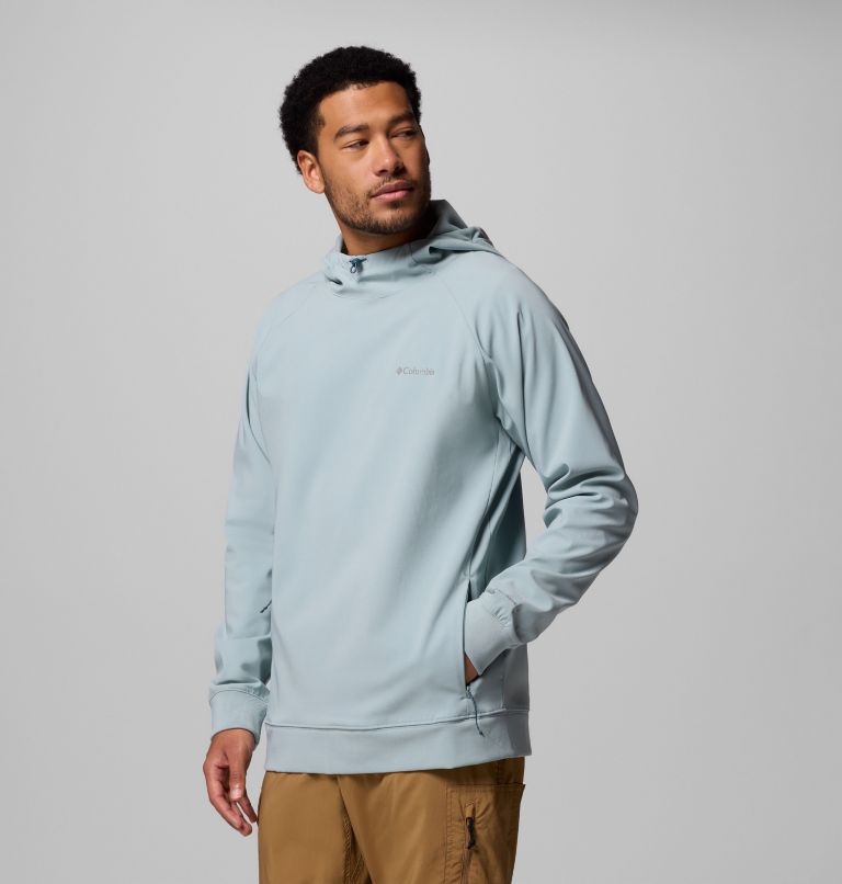 Men's Tech Trail Utility Winter Hoodie, Color: Crushed Blue, image 4