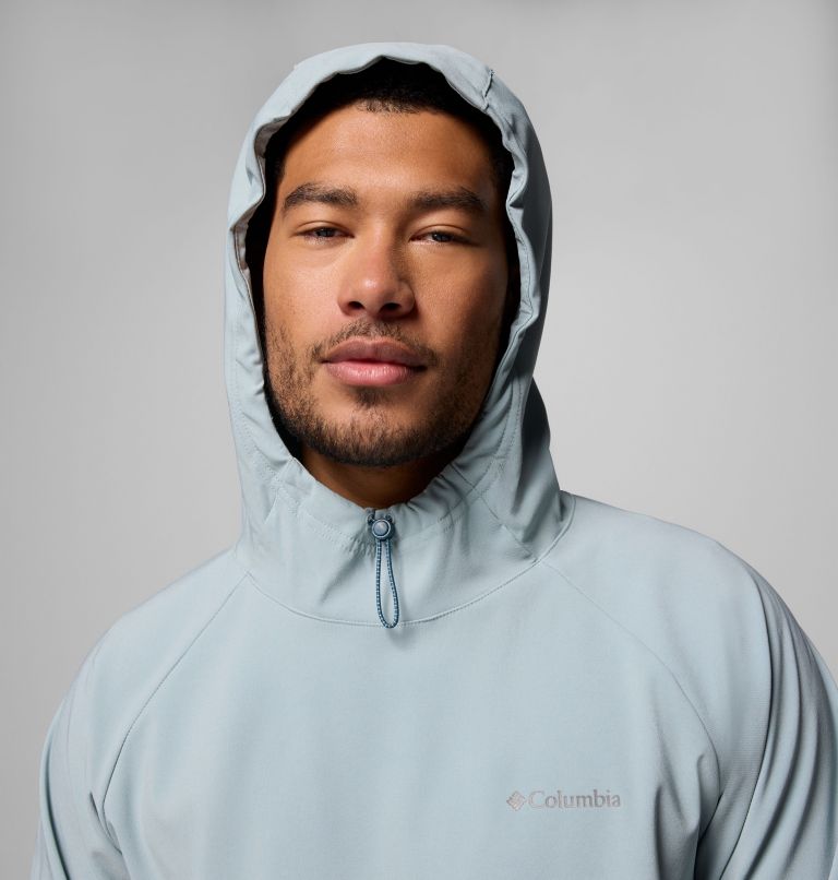 Men's Tech Trail Utility Winter Hoodie, Color: Crushed Blue, image 5