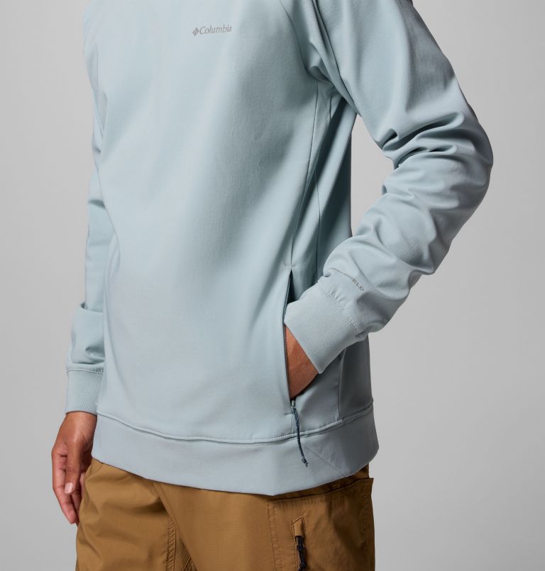 Men's Tech Trail Utility Winter Hoodie, Color: Crushed Blue, image 6