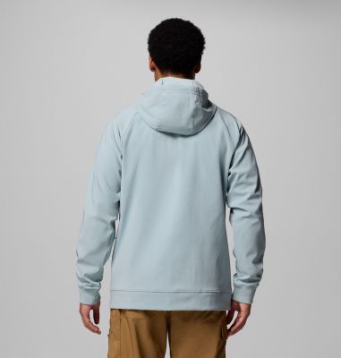 Men's Tech Trail Utility Winter Hoodie, Color: Crushed Blue, image 7