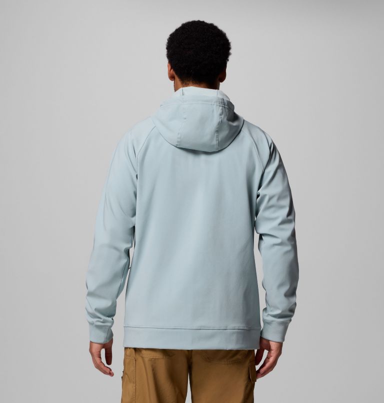 Men's Tech Trail Utility Winter Hoodie, Color: Crushed Blue, image 3