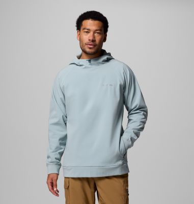 Men's Tech Trail Utility Winter Hoodie, Color: Crushed Blue, image 5