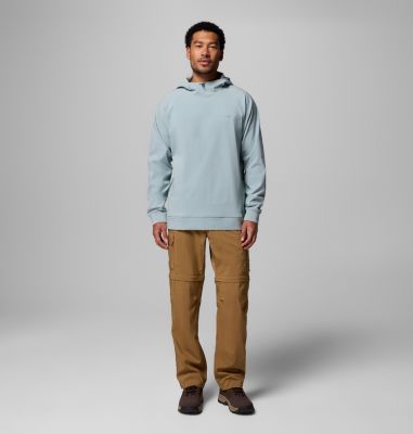 Men's Tech Trail Utility Winter Hoodie, Color: Crushed Blue, image 6