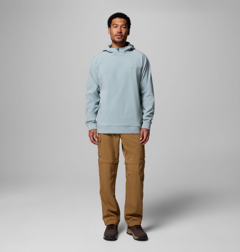 Men's Tech Trail Utility Winter Hoodie, Color: Crushed Blue, image 2