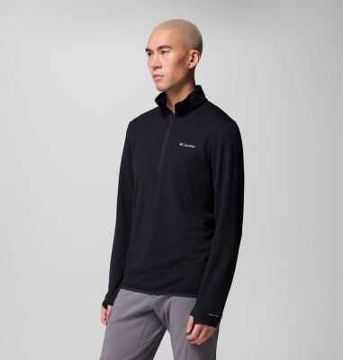 Men's Tech Trail Utility Warm Half Zip Pullover, Color: Black, image 16