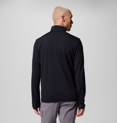 Men's Tech Trail Utility Warm Half Zip Pullover, Color: Black, image 15