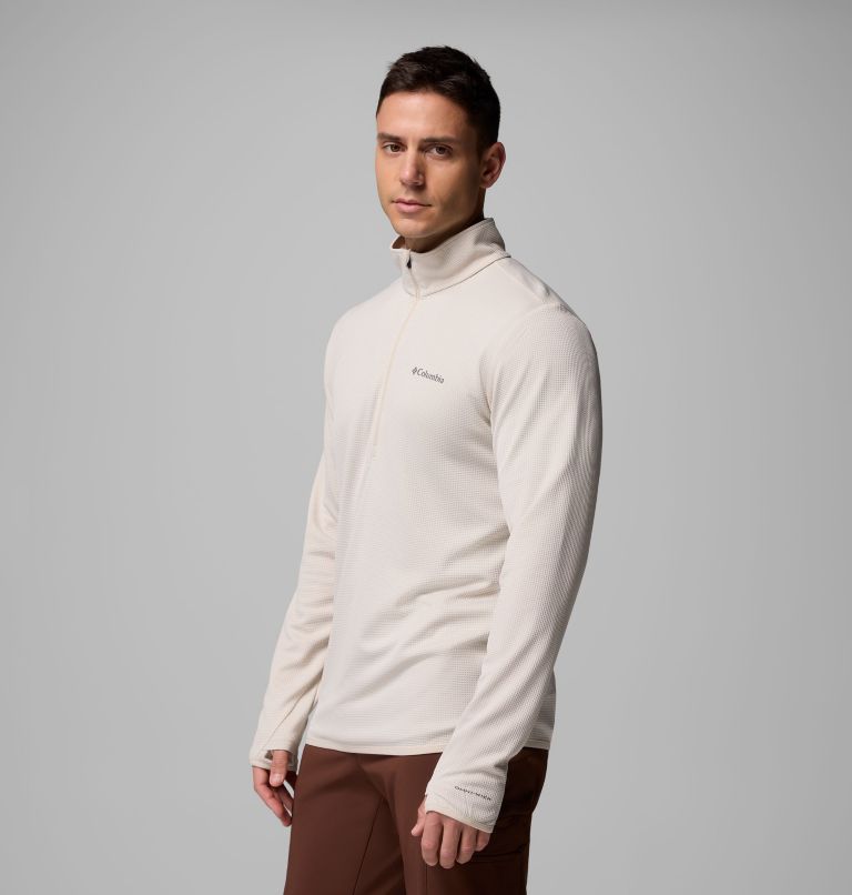 Men's Tech Trail Utility Warm Half Zip Pullover, Color: Dark Stone, image 4