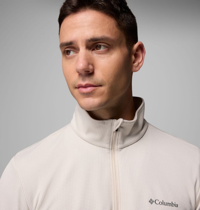 Men's Tech Trail Utility Warm Half Zip Pullover, Color: Dark Stone, image 5