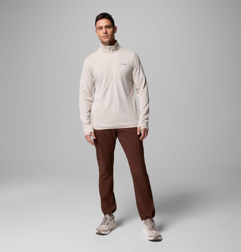 Men's Tech Trail Utility Warm Half Zip Pullover, Color: Dark Stone, image 2