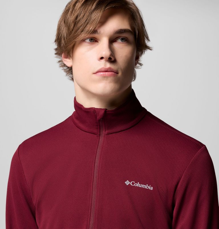 Tech Trail Utility Warm Half Zip | 624 | XS, Color: Rich Wine, image 5