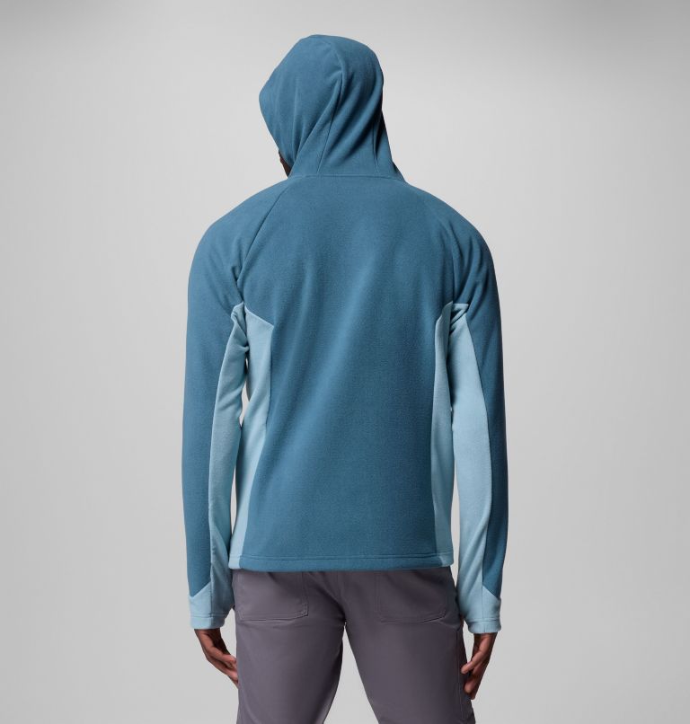 Men's Arctic Peak Hooded Full Zip Fleece Jacket, Color: Everblue, Crushed Blue, image 3