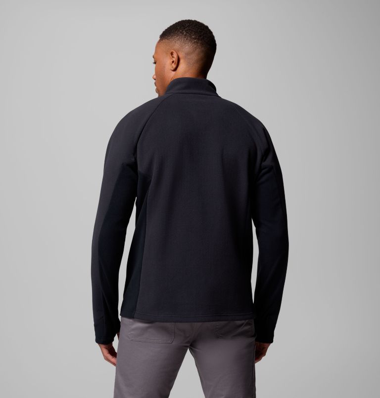 Men's Arctic Peak Full Zip Fleece Jacket, Color: Black, image 3