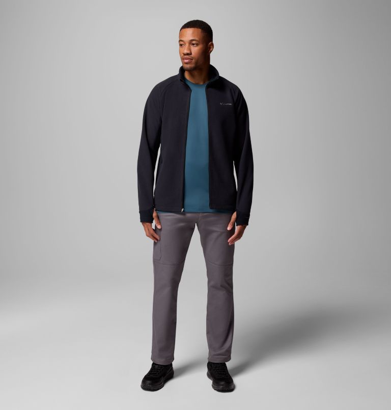 Men's Arctic Peak Full Zip Fleece Jacket, Color: Black, image 2