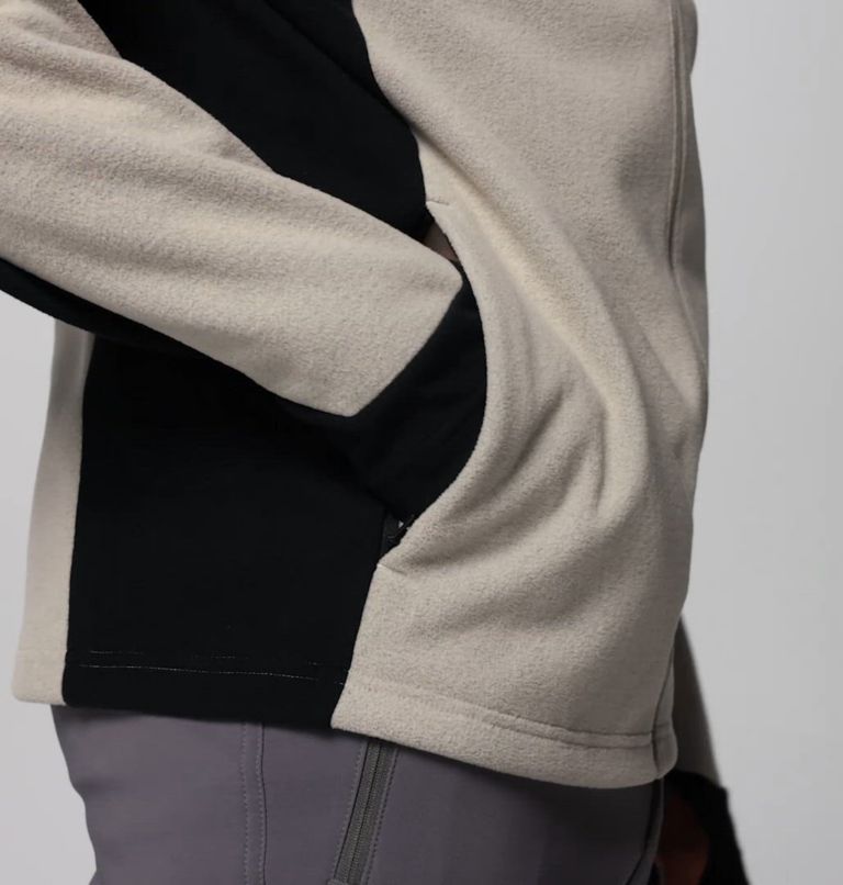 Men's Arctic Peak Full Zip Fleece Jacket, Color: Dark Stone, Black