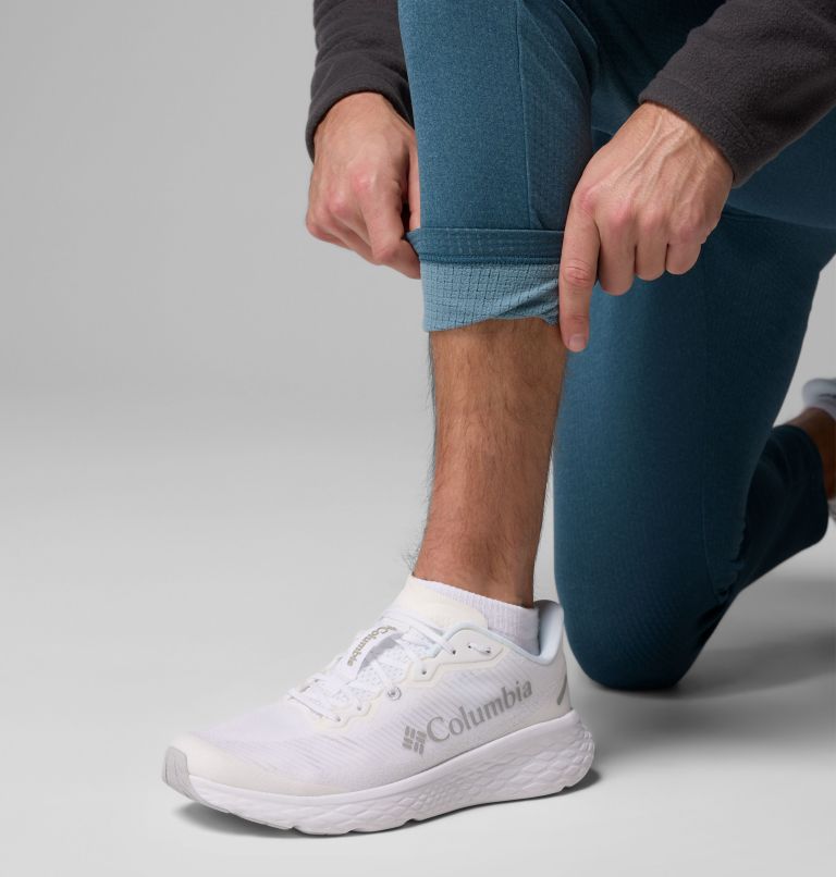 Men's Essential Hike Grid Fleece Pants, Color: Everblue, image 7