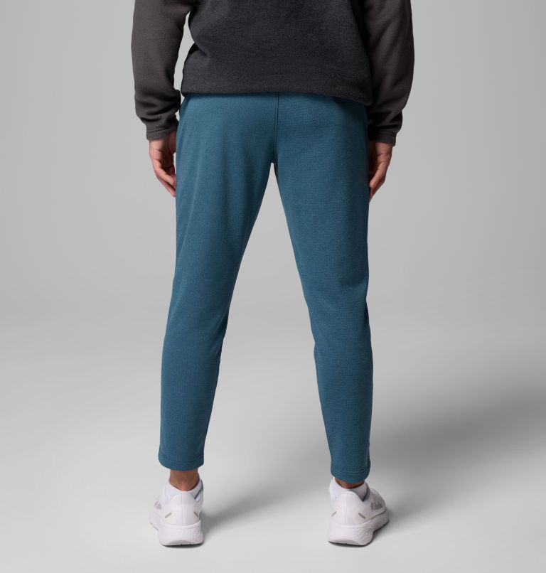 Men's Essential Hike Grid Fleece Pants, Color: Everblue, image 3