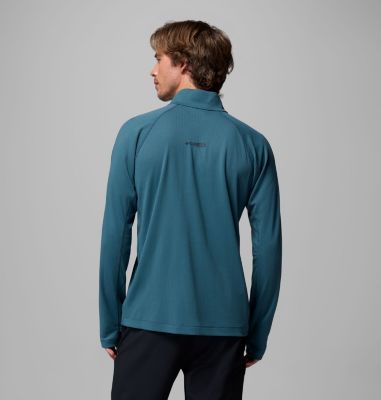 Men's DriVenture Half Zip Shirt, Color: Everblue, Black, image 7