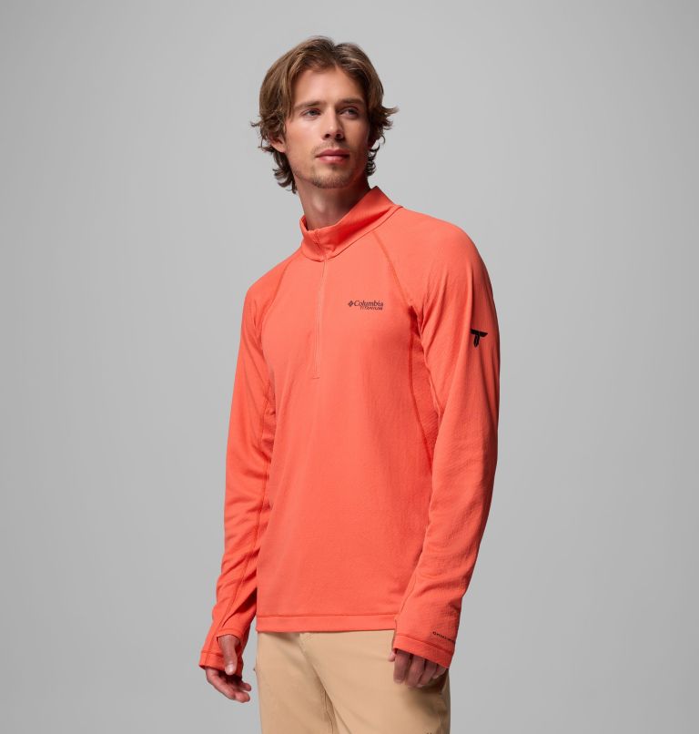 DriVenture Half Zip | 864 | L, Color: Zing, White, image 4