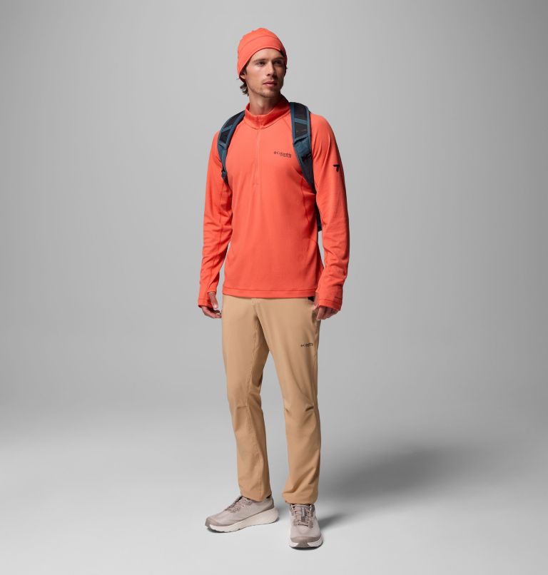 DriVenture Half Zip | 864 | L, Color: Zing, White, image 2
