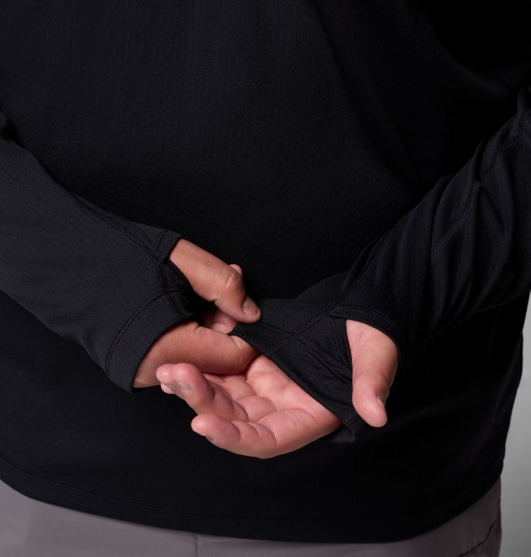 Men's DriVenture Half Zip Shirt - Big, Color: Black, image 6