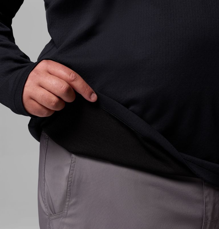 Men's DriVenture Half Zip Shirt - Big, Color: Black, image 8