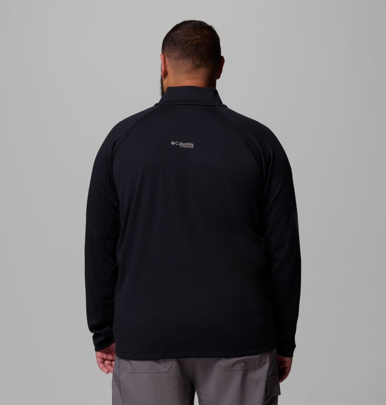 Men's DriVenture Half Zip Shirt - Big, Color: Black, image 3