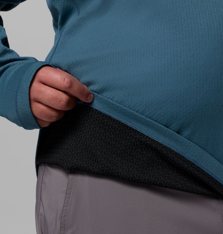 Men's DriVenture Half Zip Shirt - Big, Color: Everblue, Black, image 8