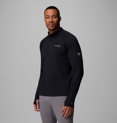 Men's DriVenture Half Zip Shirt - Tall, Color: Black, image 12