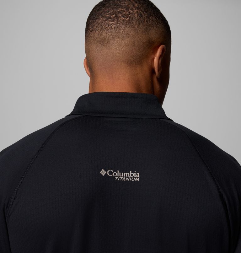 Men's DriVenture Half Zip Shirt - Tall, Color: Black, image 8