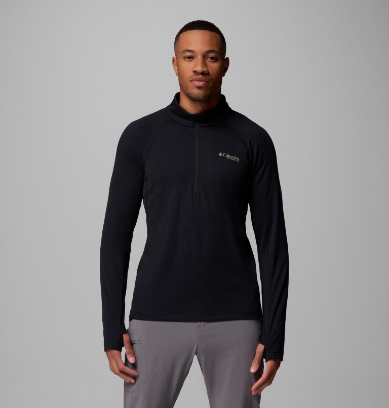 Men's DriVenture Half Zip Shirt - Tall, Color: Black, image 1