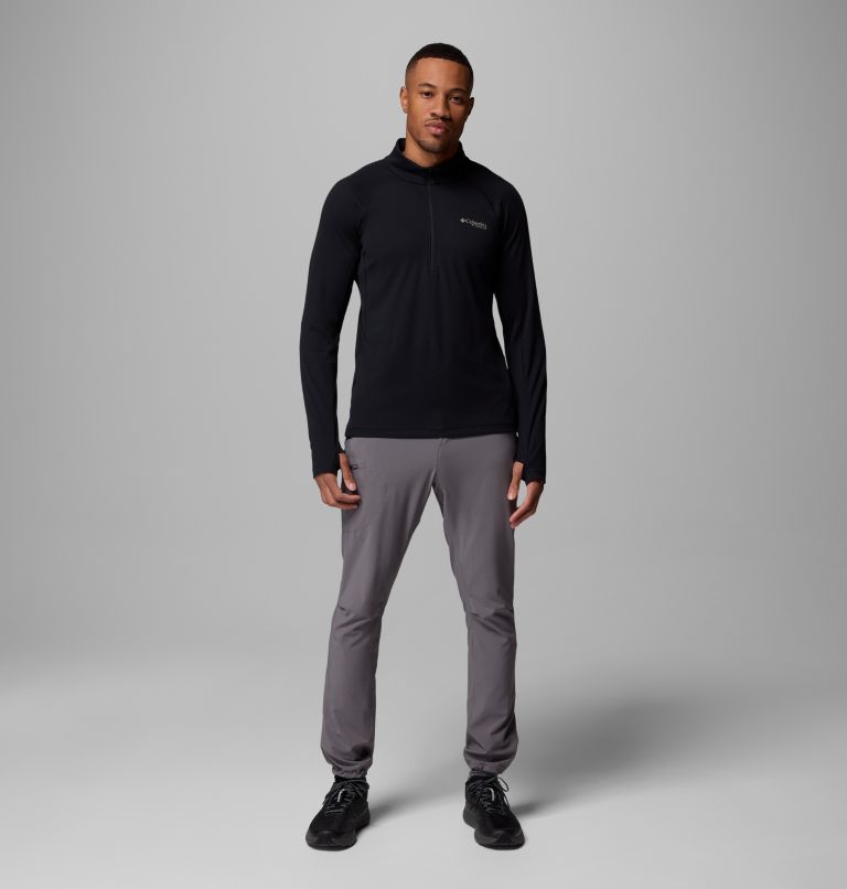 Men's DriVenture Half Zip Shirt - Tall, Color: Black, image 2