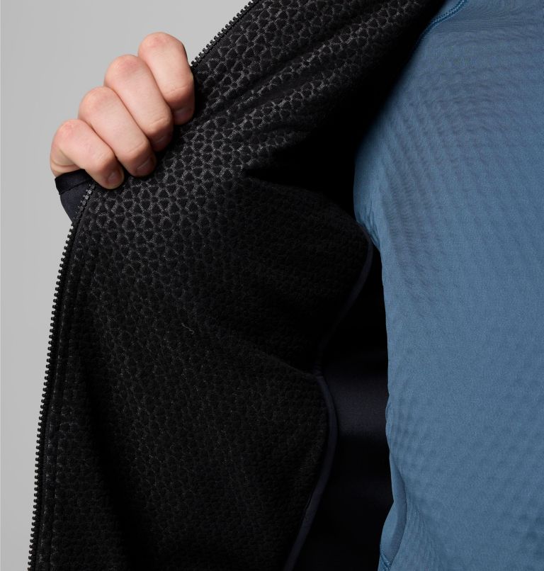 Men's Arctic Crest Hybrid Full Zip Jacket, Color: Black, image 6