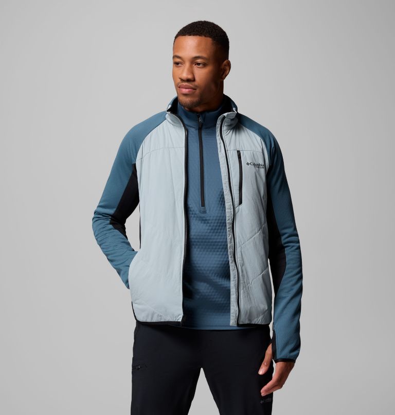 Arctic Crest Hybrid Full Zip | 461 | XXL, Color: Crushed Blue, Everblue, Black, image 5