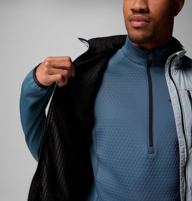 Arctic Crest Hybrid Full Zip | 461 | XXL, Color: Crushed Blue, Everblue, Black, image 6