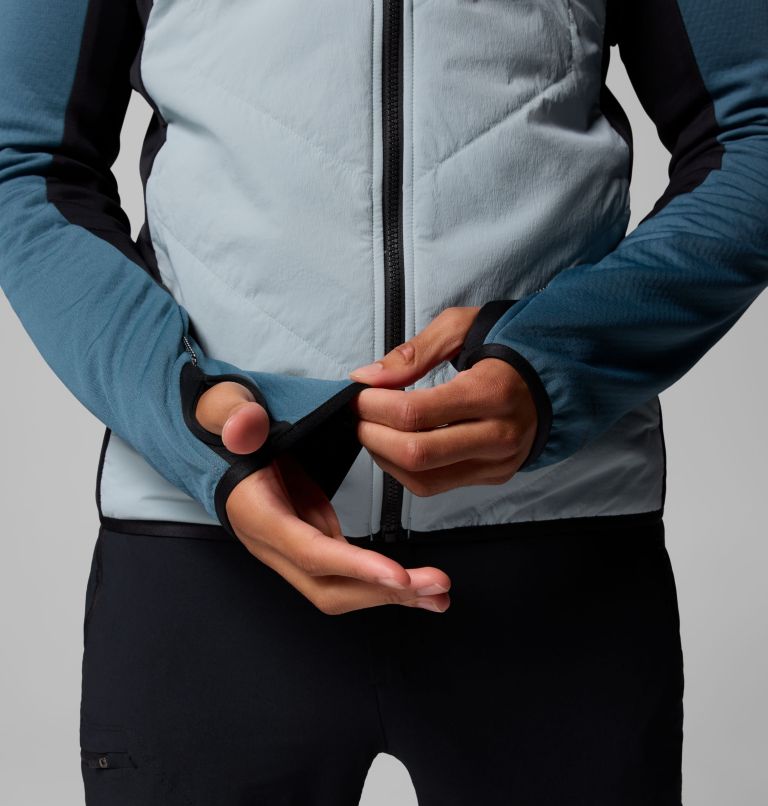 Arctic Crest Hybrid Full Zip | 461 | XXL, Color: Crushed Blue, Everblue, Black, image 8