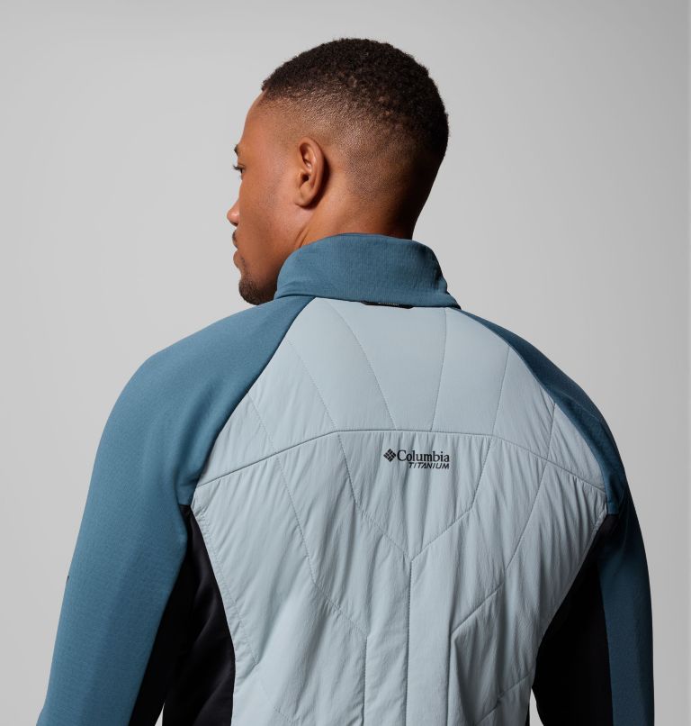 Arctic Crest Hybrid Full Zip | 461 | XXL, Color: Crushed Blue, Everblue, Black, image 9