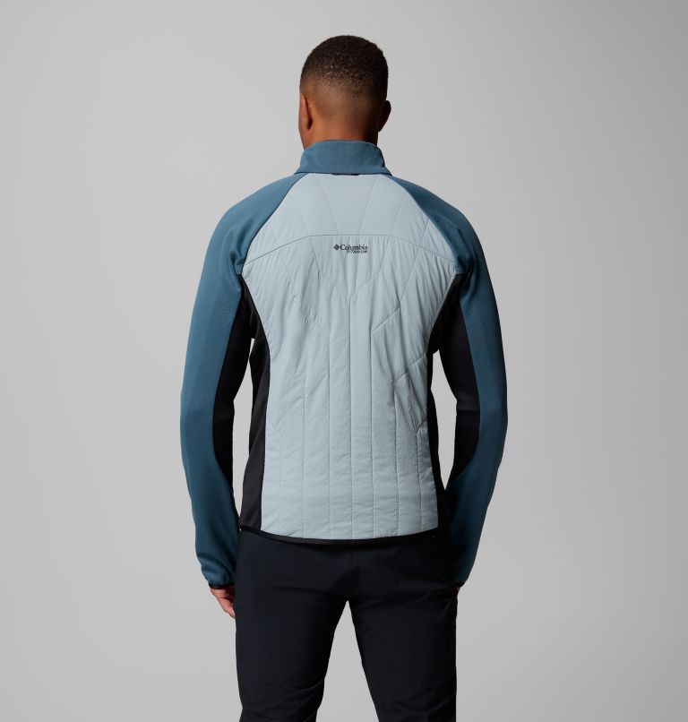 Arctic Crest Hybrid Full Zip | 461 | XXL, Color: Crushed Blue, Everblue, Black, image 3
