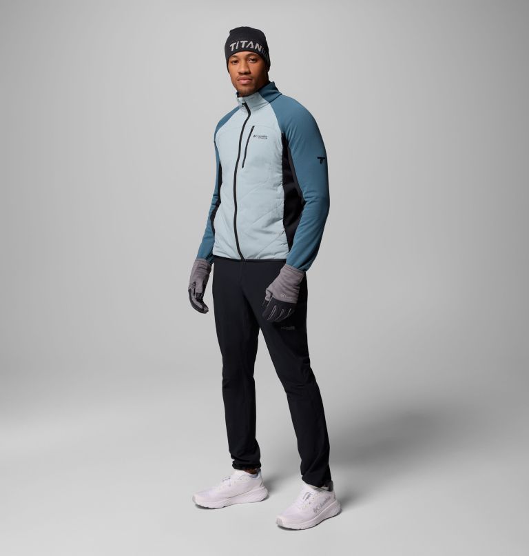 Arctic Crest Hybrid Full Zip | 461 | XXL, Color: Crushed Blue, Everblue, Black, image 2