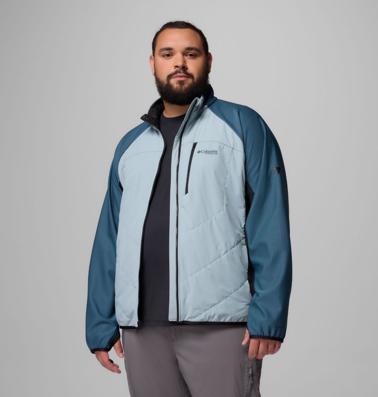 Arctic Crest Hybrid Full Zip | 461 | 6X, Color: Crushed Blue, Everblue, Black, image 5