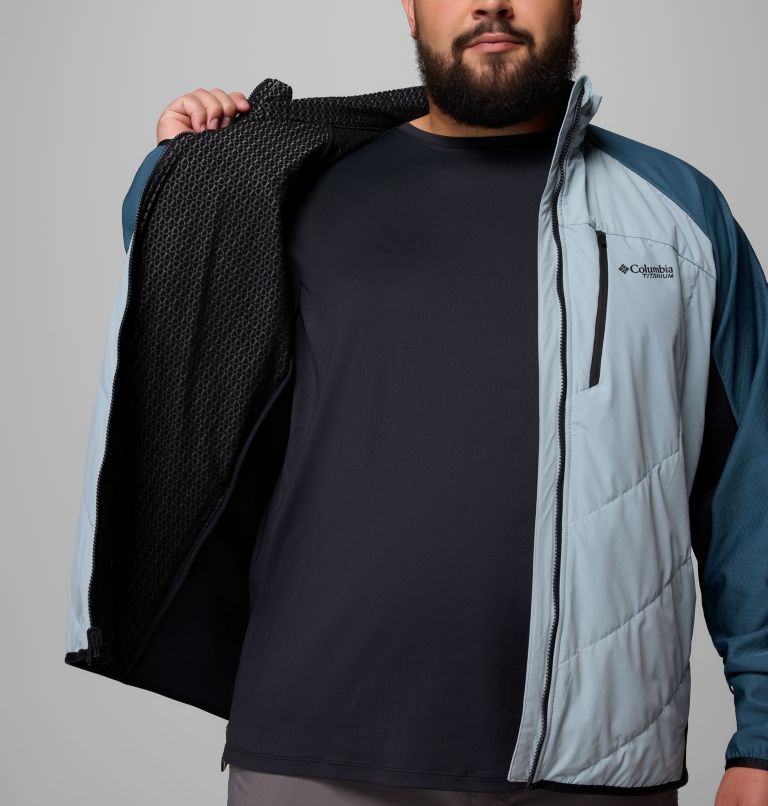 Arctic Crest Hybrid Full Zip | 461 | 6X, Color: Crushed Blue, Everblue, Black, image 6