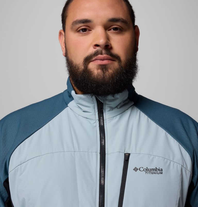 Arctic Crest Hybrid Full Zip | 461 | 6X, Color: Crushed Blue, Everblue, Black, image 7