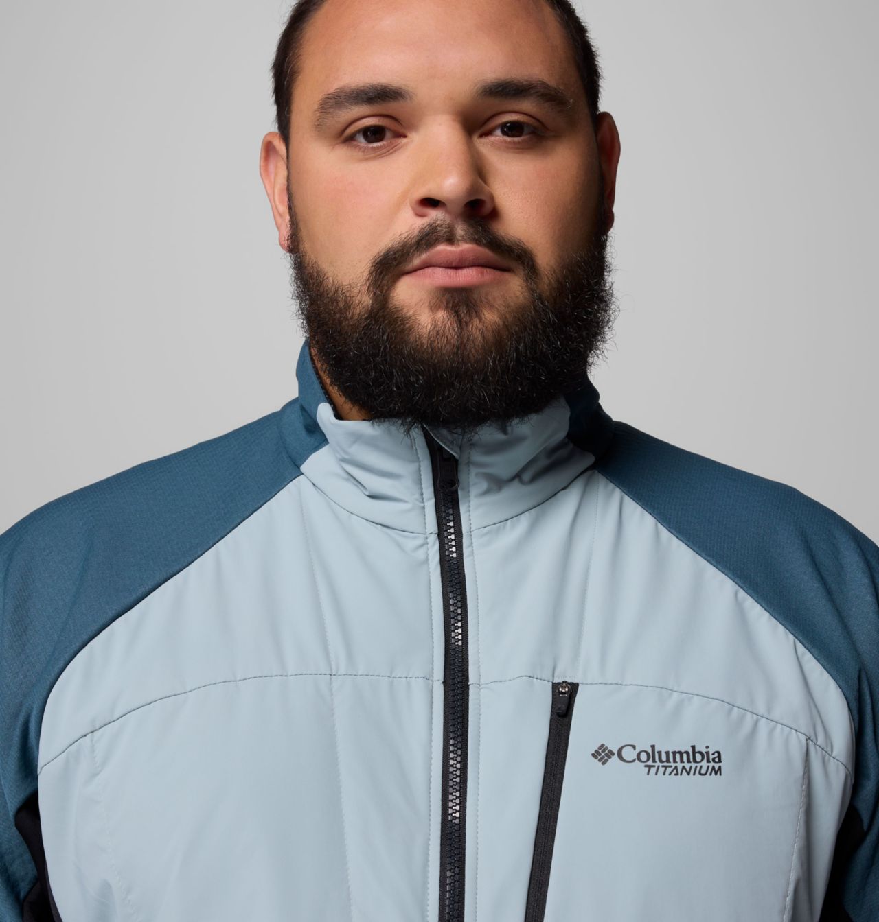Men's Arctic Crest™ Hybrid Full Zip Jacket - Big | 461 | 2X 7