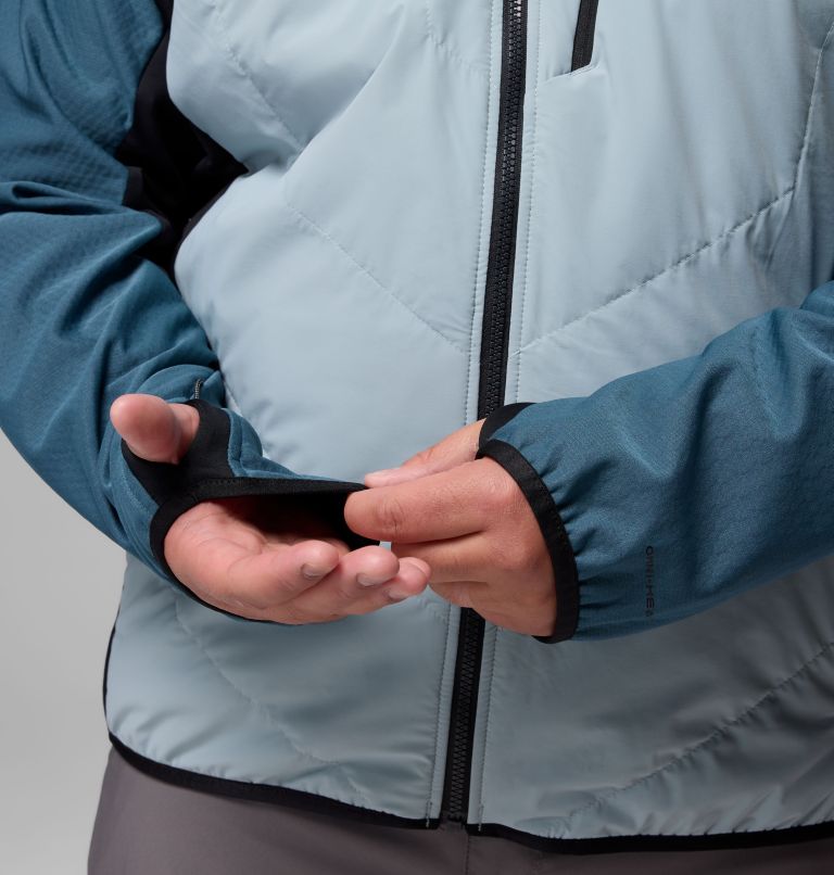 Arctic Crest Hybrid Full Zip | 461 | 6X, Color: Crushed Blue, Everblue, Black, image 8