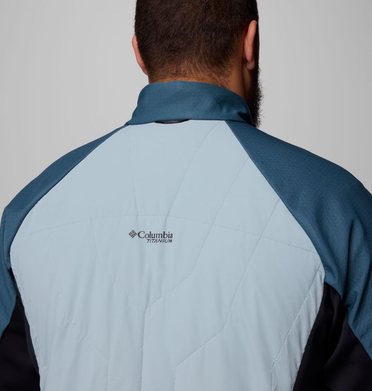 Arctic Crest Hybrid Full Zip | 461 | 6X, Color: Crushed Blue, Everblue, Black, image 9