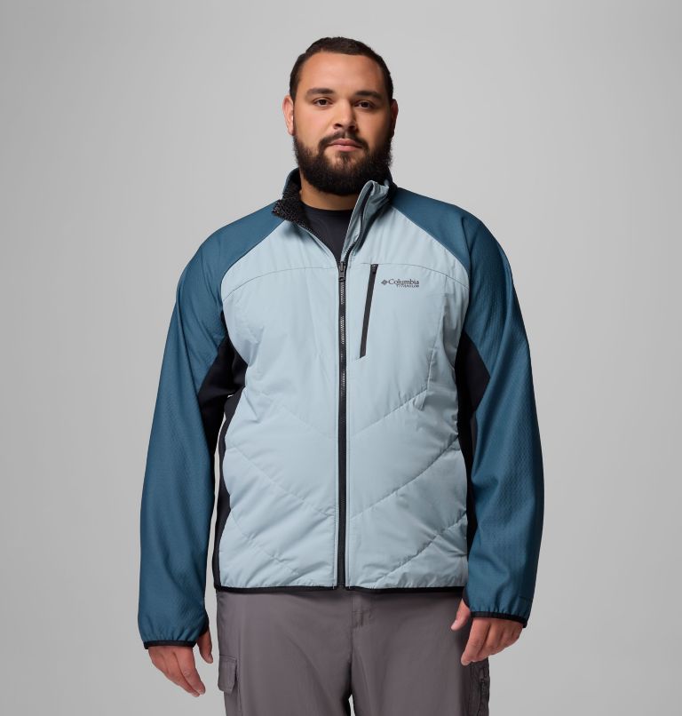 Arctic Crest Hybrid Full Zip | 461 | 6X, Color: Crushed Blue, Everblue, Black, image 1