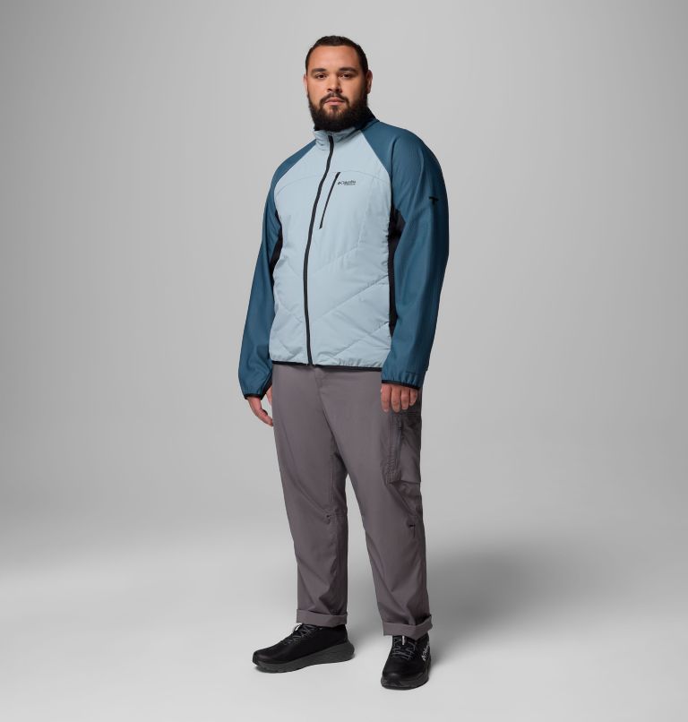 Arctic Crest Hybrid Full Zip | 461 | 6X, Color: Crushed Blue, Everblue, Black, image 2